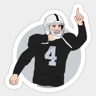 Carr the quarterback Sticker